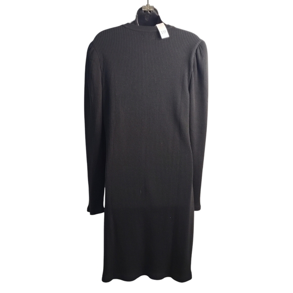 Gap Women's Black Longsleeve Stretch Dress Size Large NWT - Picture 2 of 8
